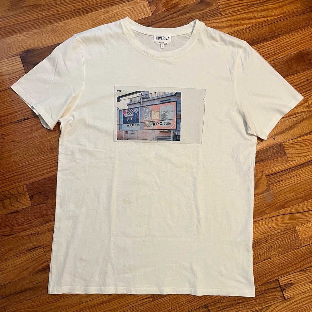 A.P.C. Hiver 87 Graphic Short Sleeve Shirt